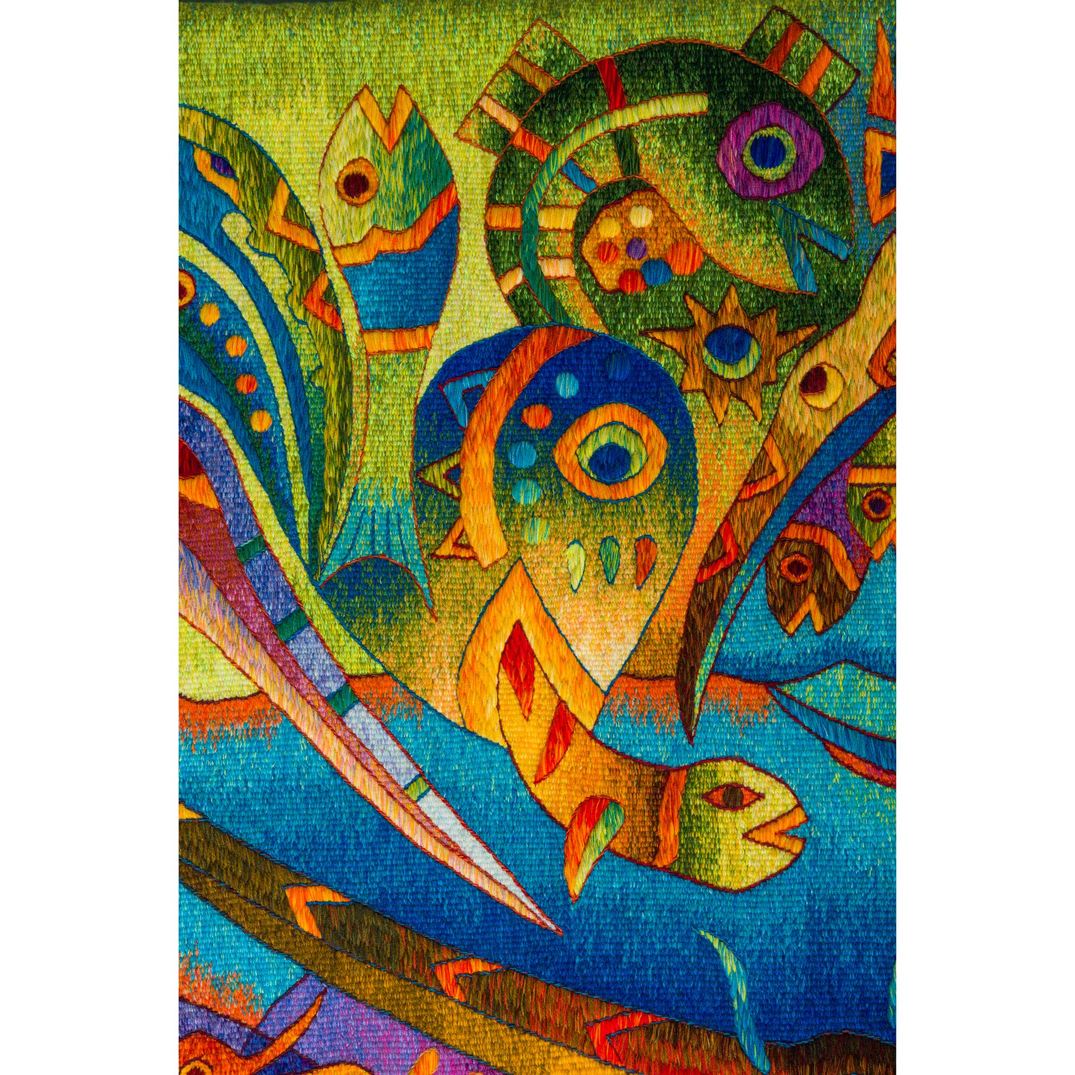 Five Manta Ray Fish </br>39 x 62"