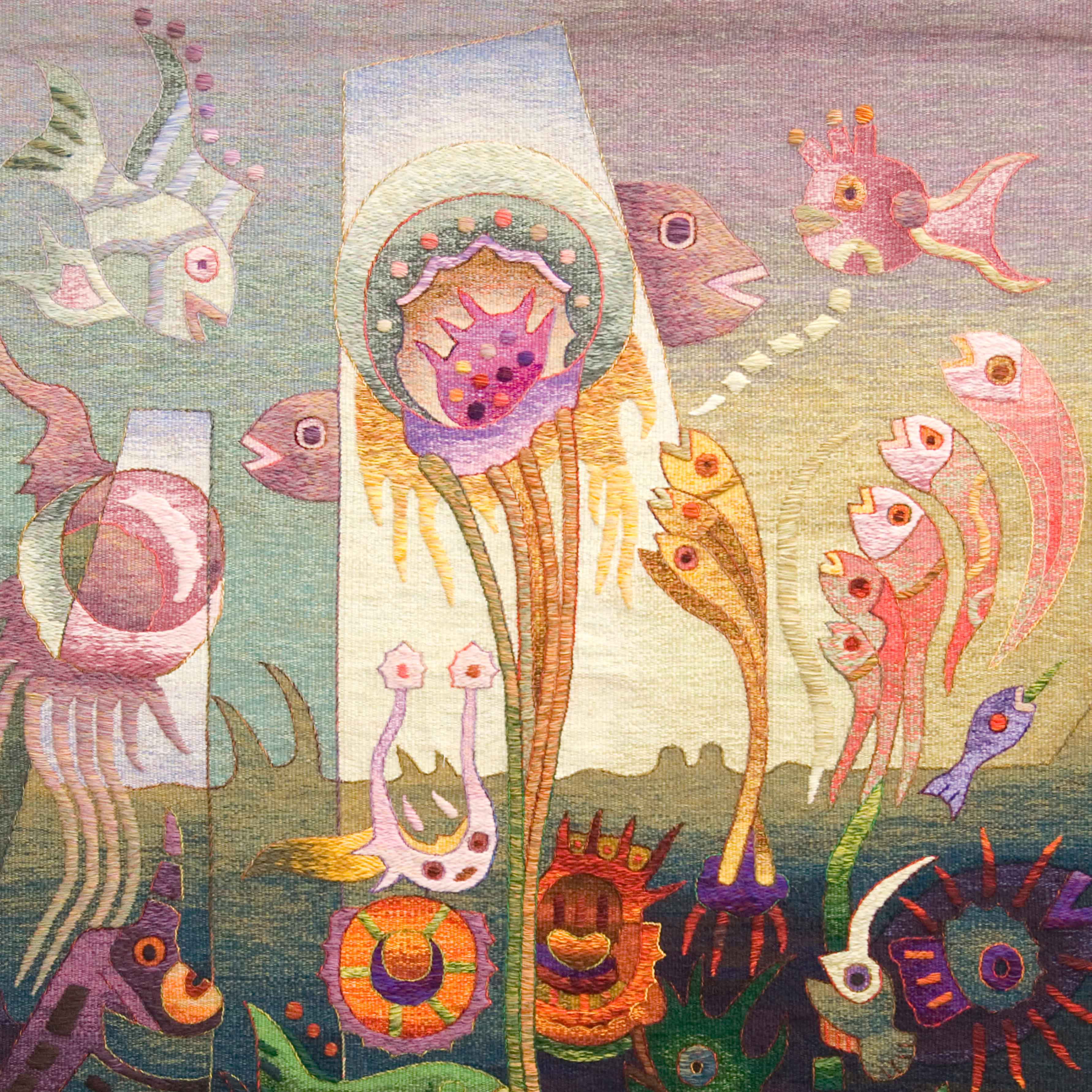 Worship of the Jellyfish </br>62 x 47"