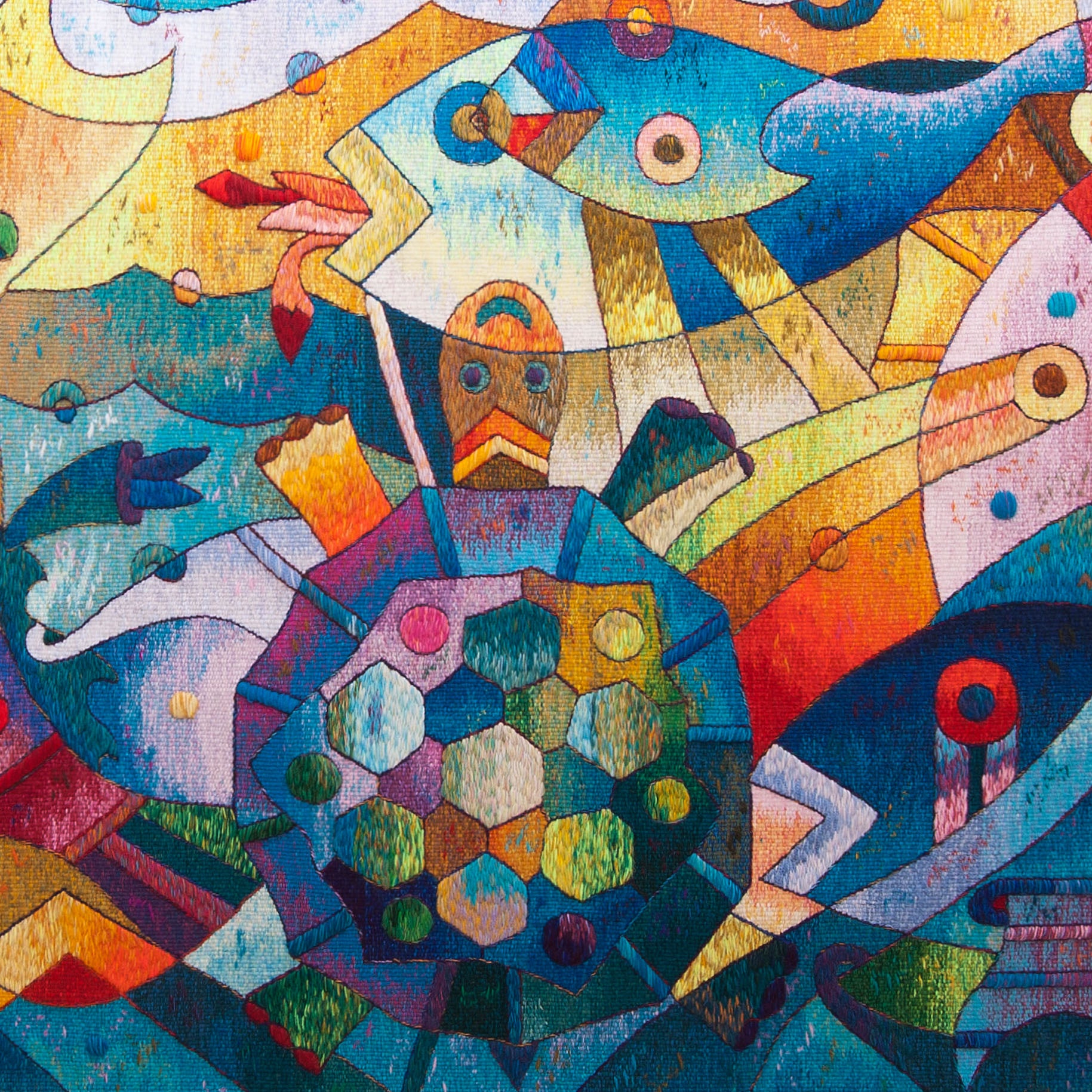 Abundant Fruit of the Sea </br>47 x 94"