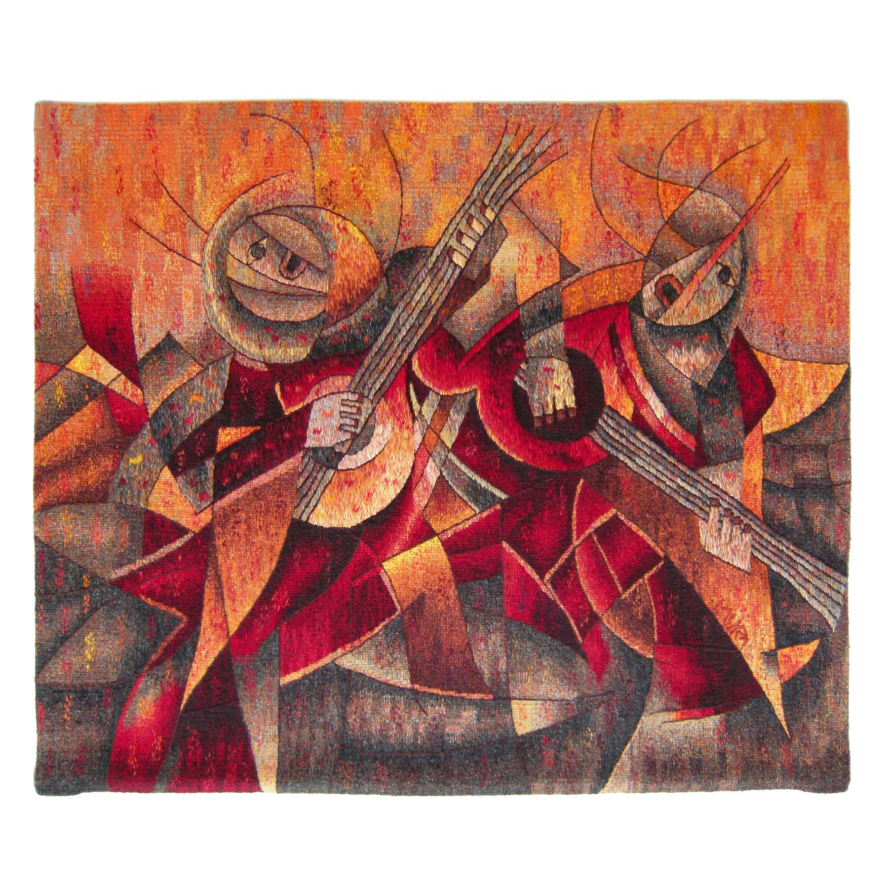 Musicians at Harvest Feast </br>39 x 47"