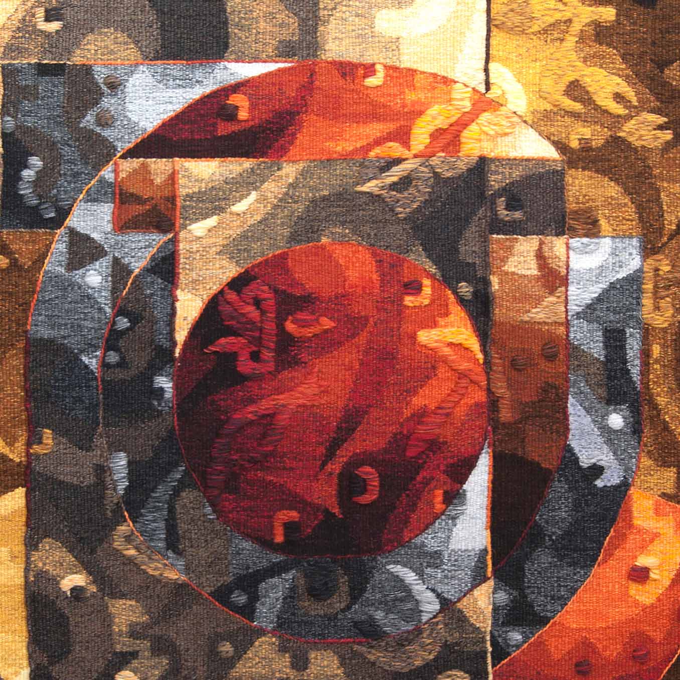 Eclipse del Sol y la Luna II </br>47 x 47″