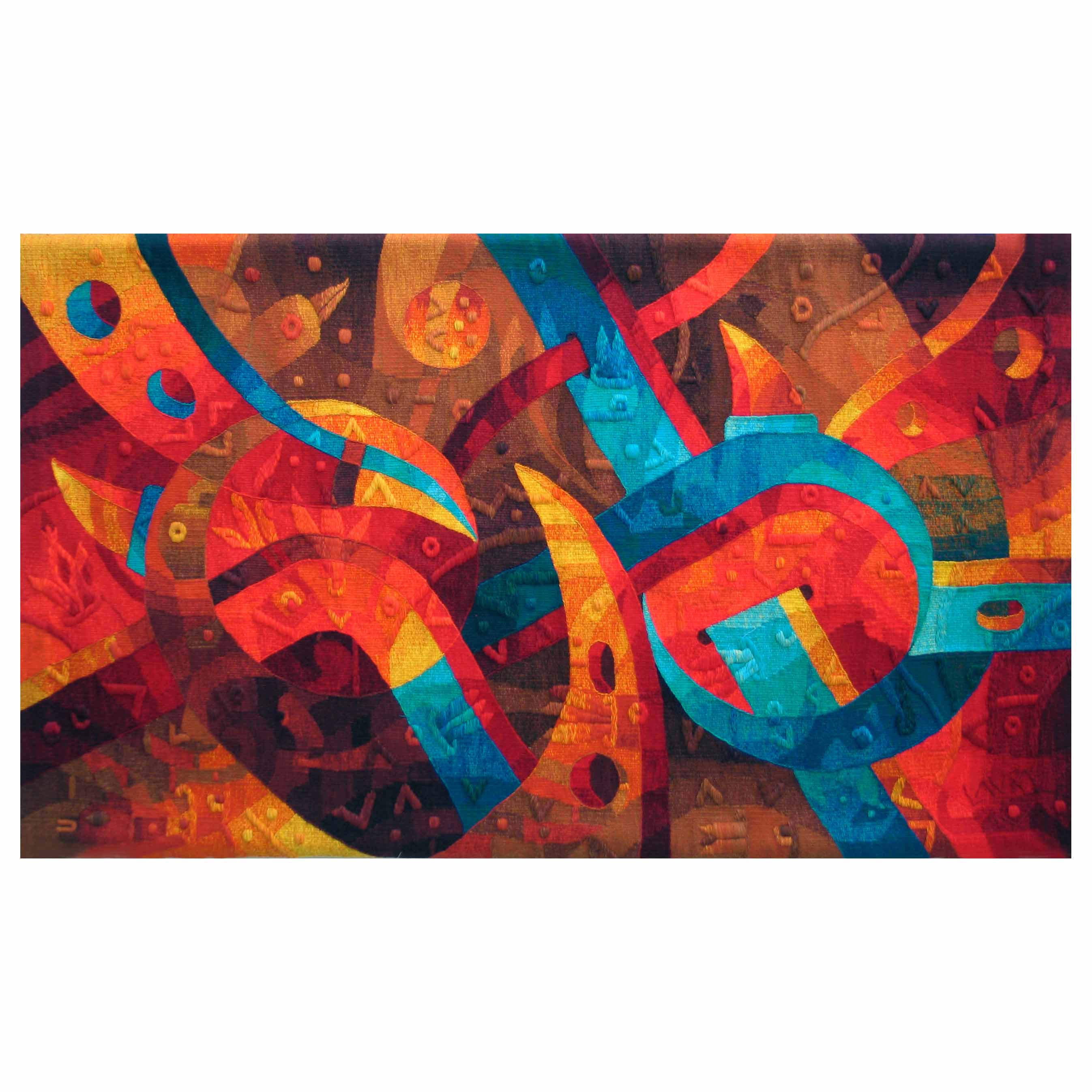 Sacred Meeting of Time </br>39 x 66"