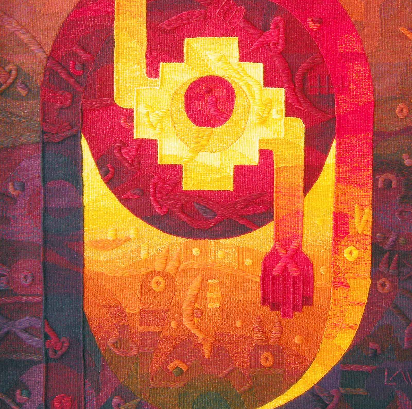 Sun Clock II </br>59 x 39″