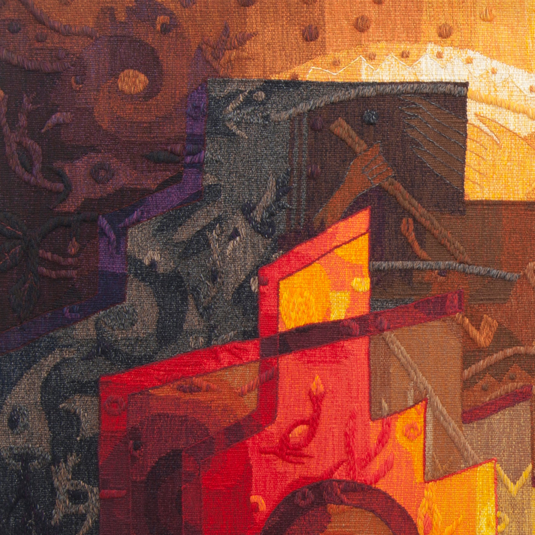 Black Sun in the Intihuatana </br>47 x 78"