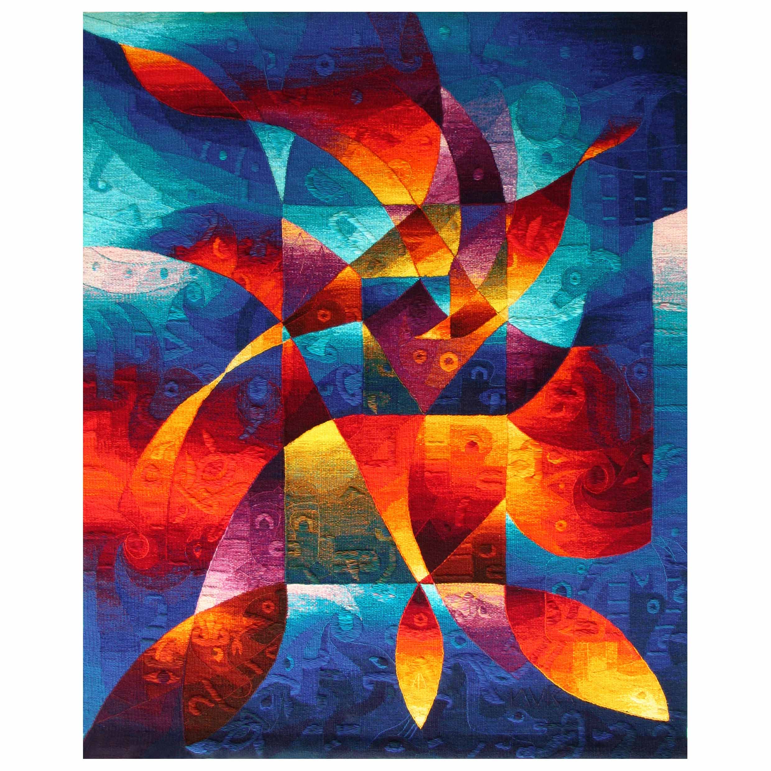 Earth's Fire II </br>59 x 47"