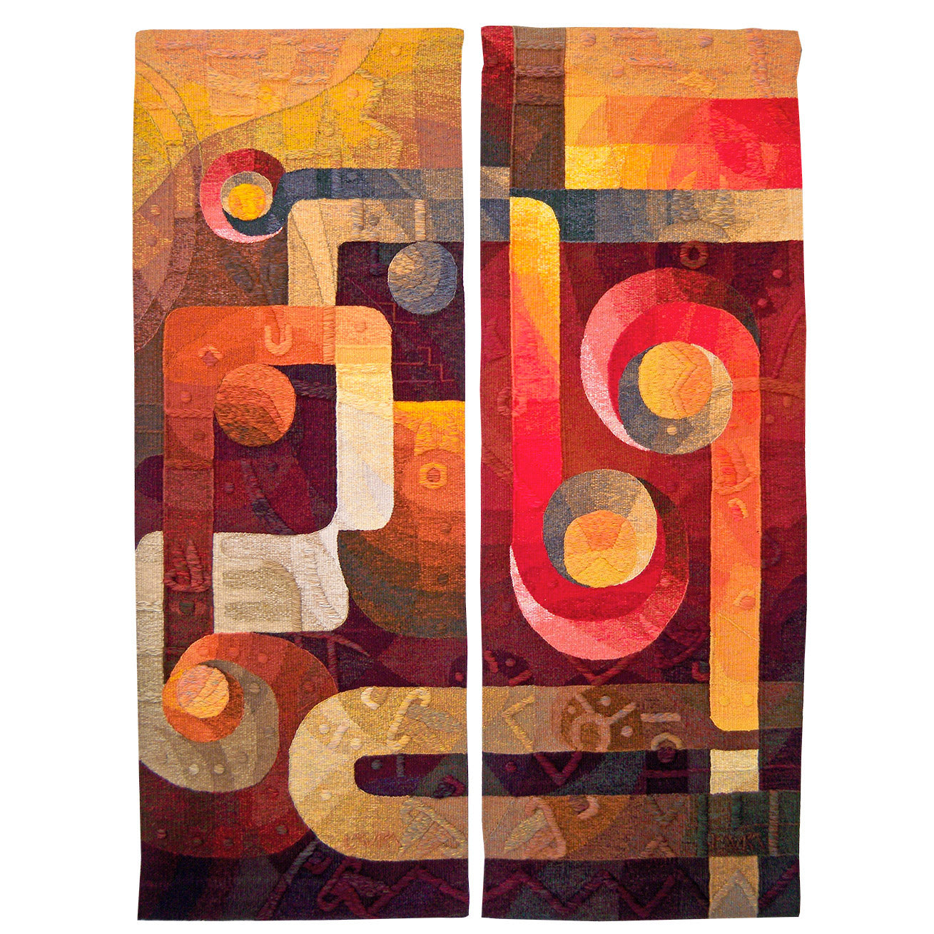 Jaguar Head XI (Diptych) </br>55 x 39″