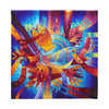 Alegría en la Fiesta Mayor del Agua 47 x 47"