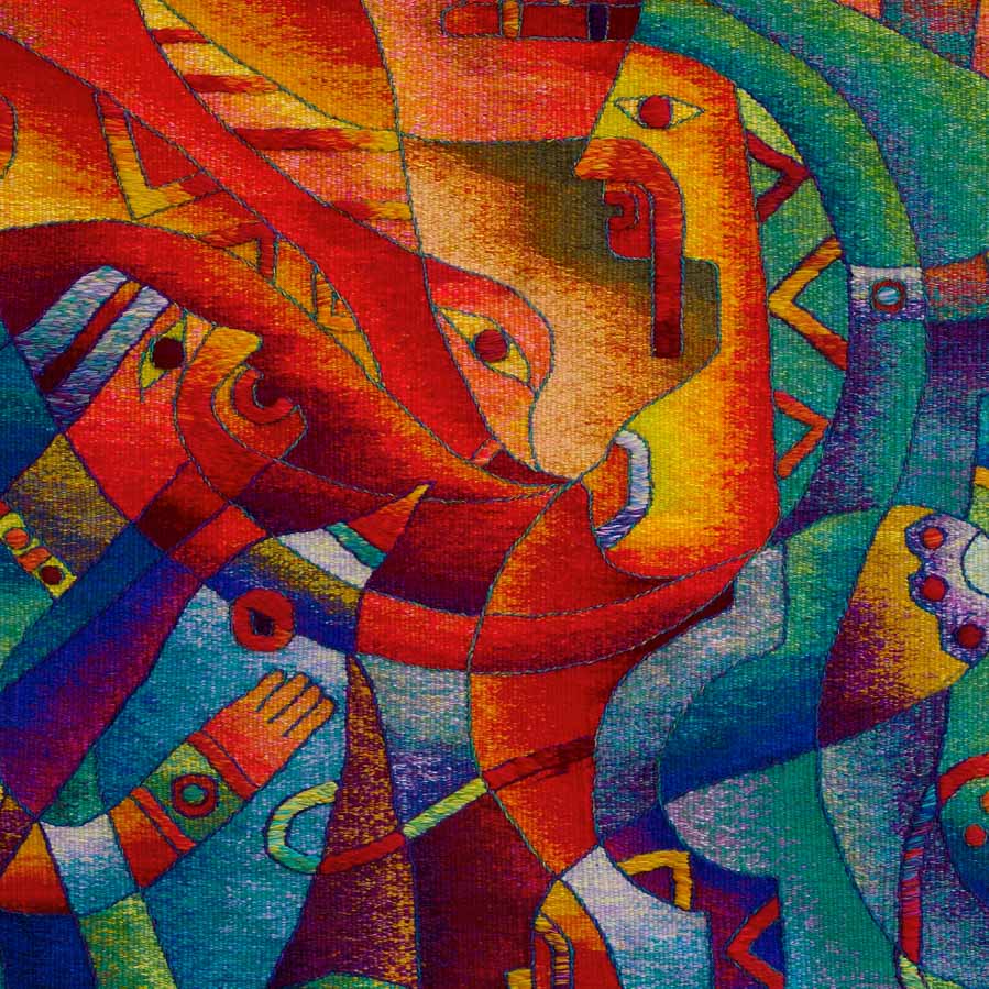 Intimate Dialogue with the Mother </br>51 x 47"
