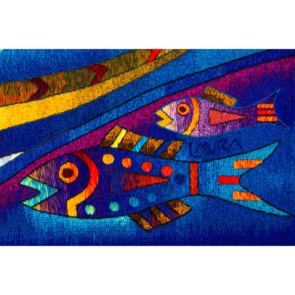 Five Manta Ray Fish </br>39 x 62"