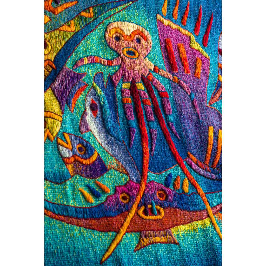 Five Manta Ray Fish </br>39 x 62"