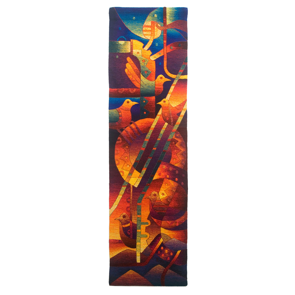 Flight of Birds Towards the Sun 72 x 19″