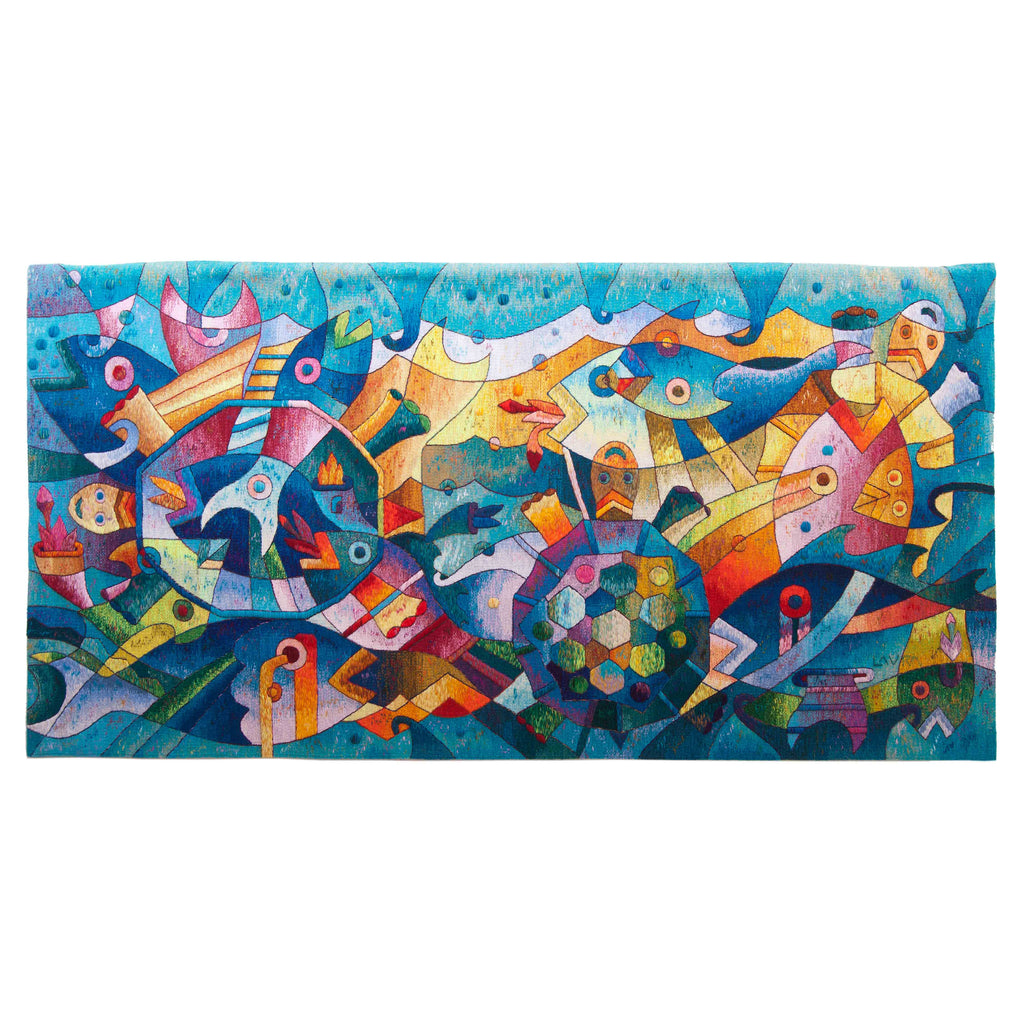 Abundant Fruit of the Sea 47 x 94"