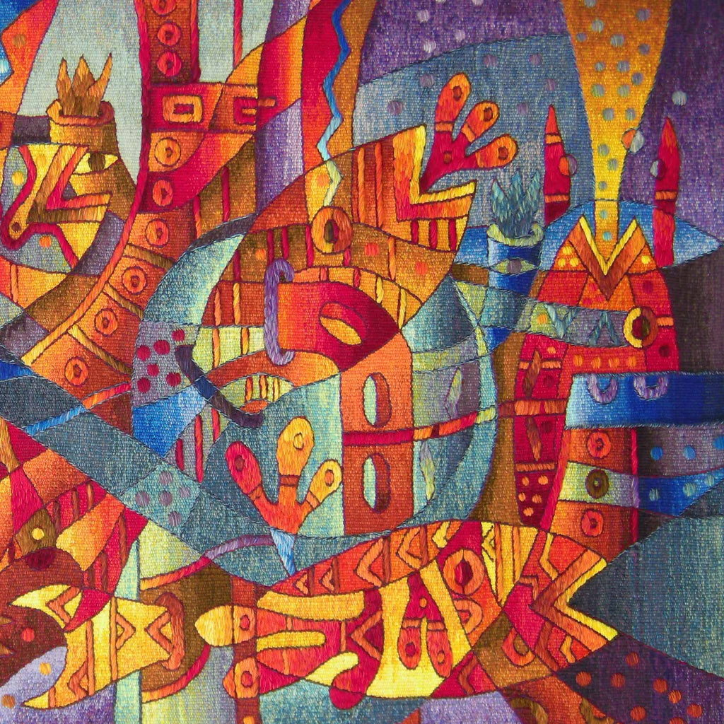 Fish Dance to Yacumama II </br>47 x 66"