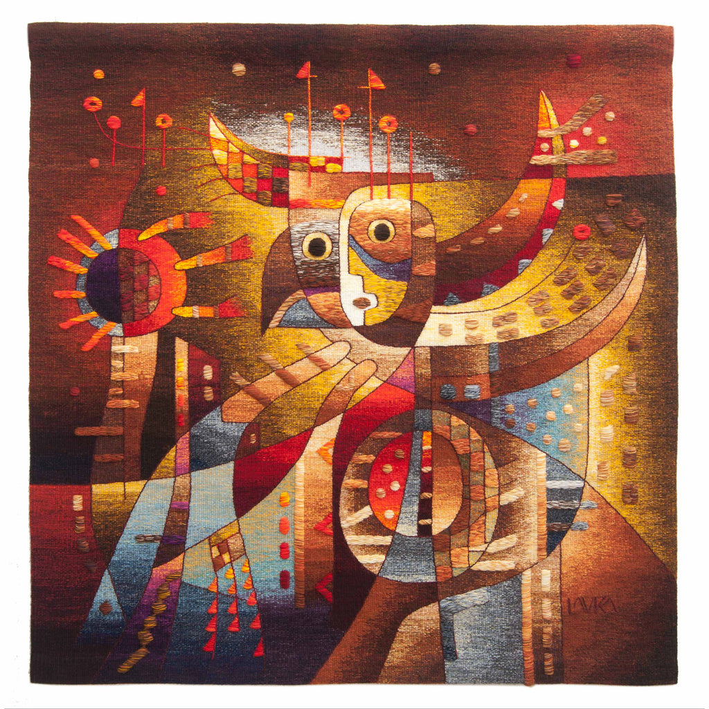 Flying Over Fertile Land 47 x 47"