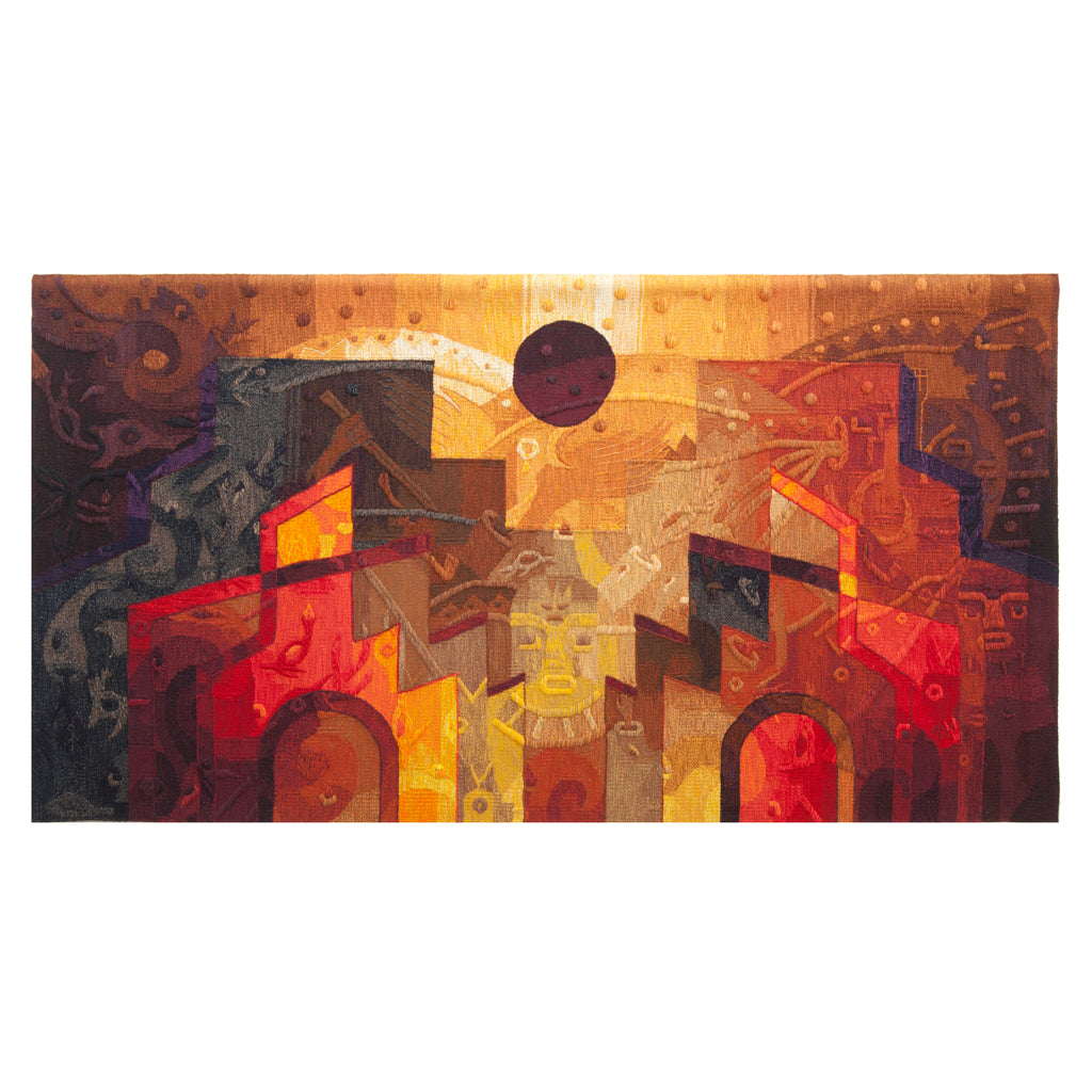 Black Sun in the Intihuatana 47 x 78"